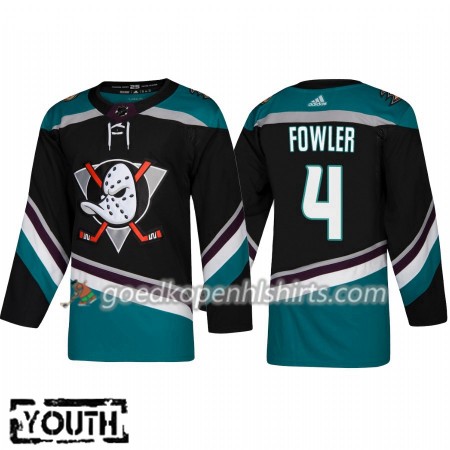 Anaheim Ducks Cam Fowler 4 Adidas 2018-2019 Alternate Authentic Shirt - Kinderen